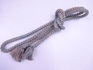 リサイクル　和装小物　帯締め　振袖用　金銀糸　正絹　手組　四つ丸組